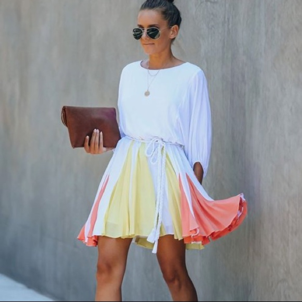 White babydoll dress